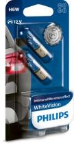 PHILIPS 12036WHVB2 - H6W WHITEVISION 6W BAX9S