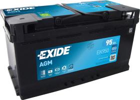 EXIDE EK950 - BATERIA 12V 95AH 850A +D 353X175X19