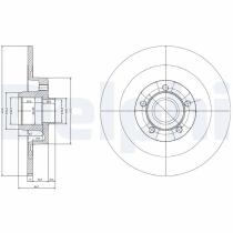 DELPHI BG3732 - DISCO FRENO(X2)