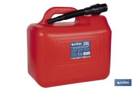 COFAN 09400237 - BIDON DE COMBUSTIBLE 20 LTRS