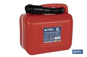 COFAN 09400235 - BIDON DE COMBUSTIBLE 5LTS