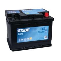 EXIDE EK600 - BATERIA 12V 60AH 680A +D 242X175X19